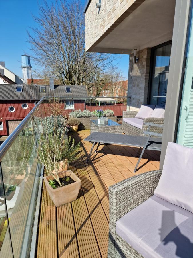 Moderne Penthouse Wohnung 石勒苏益格 外观 照片